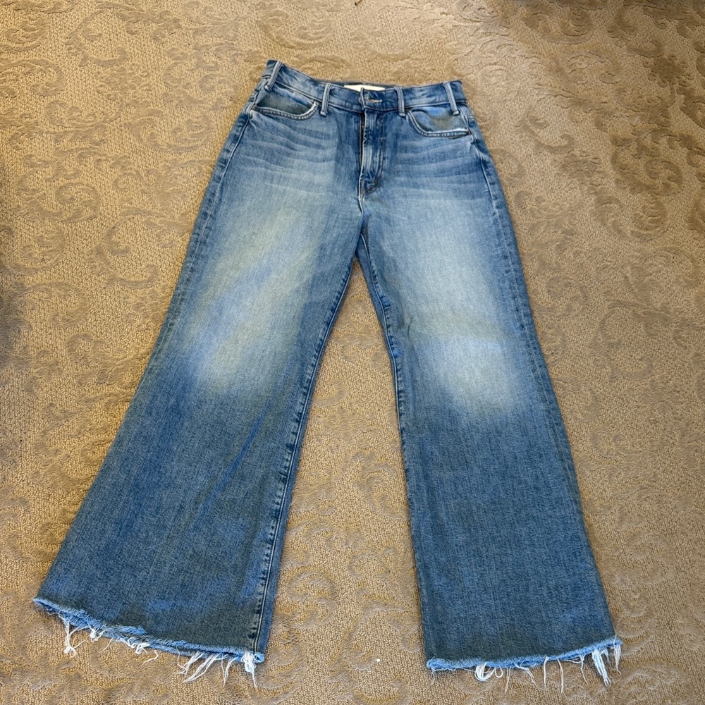 MOTHER Blue Flare & Wide Leg Jeans